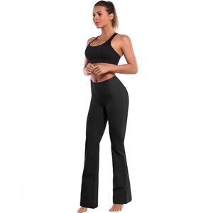 Bubblelime High Waist Bootcut Leggings